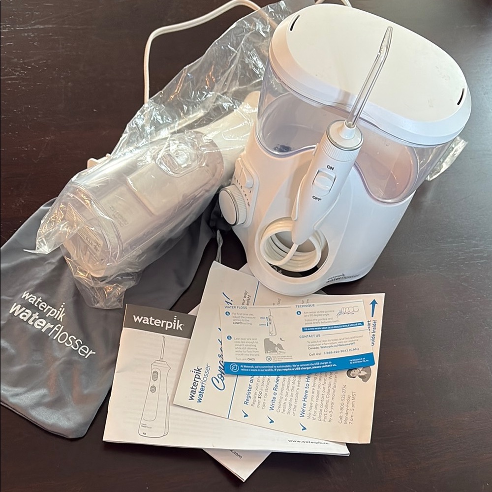 Waterpik Waterflosser with new portable flosser
